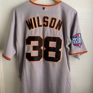 2012 World Series SF Giants Brian Wilson Jersey